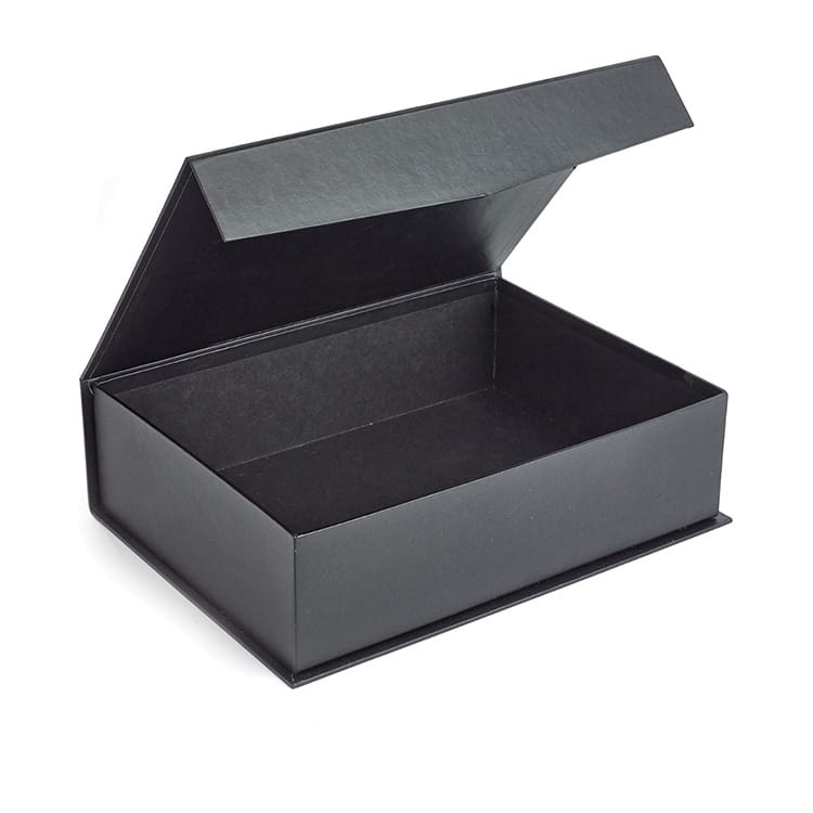Custom Black Magnetic Rigid Gift Box with EVA Foam Tray