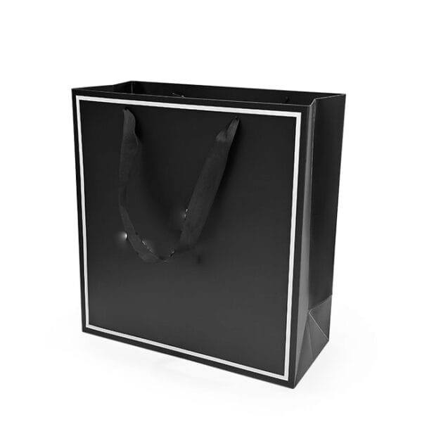 Bolsas de Regalo de Papel Negro Personalizadas y Cajas Rígidas al por Mayor