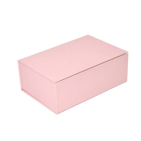 Custom Pink Magnetic Rigid Gift Box for Beauty Packaging