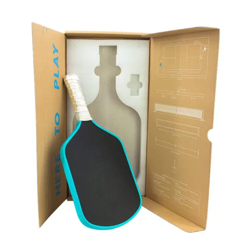 OEM Custom Printed Pickleball Paddle Kraft Mailer Gift Box