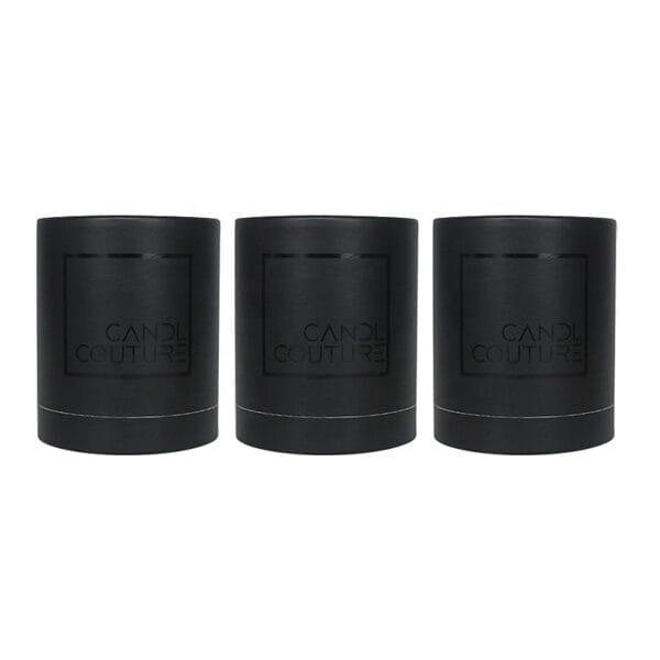 Custom Black Candle Paper Tube Packaging Boxes With Logo Custom Black Candle Paper Tube Packaging Boxes With Logo