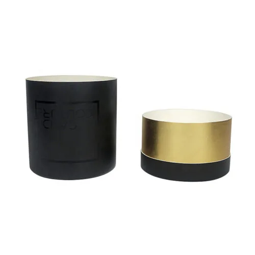 Custom Black Candle Paper Tube Packaging Boxes With Logo Custom Black Candle Paper Tube Packaging Boxes With Logo