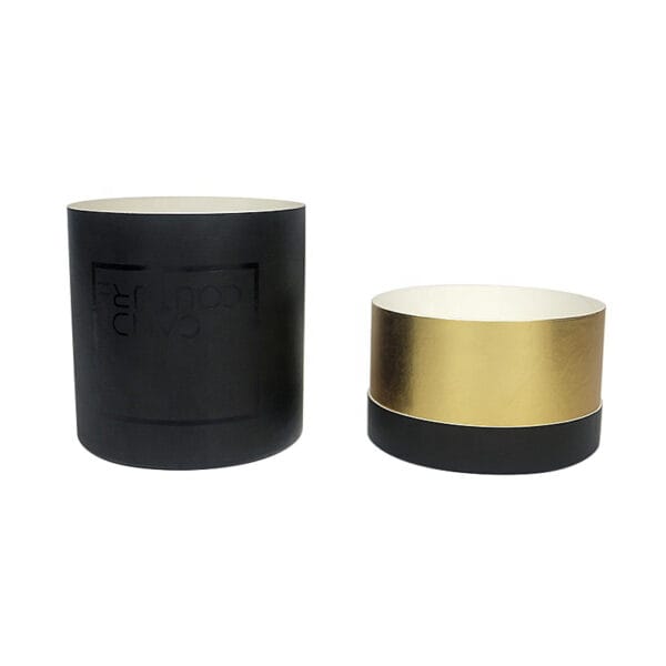 Custom Black Candle Paper Tube Packaging Boxes With Logo Custom Black Candle Paper Tube Packaging Boxes With Logo