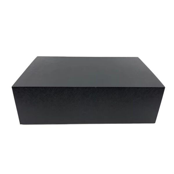 Caja de embalaje de regalo de tapa rígida y base de papel negra personalizada Caja de embalaje de regalo de tapa rígida y base de papel negra personalizada