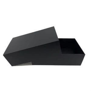 Custom Black Rigid Lid and Base Paper Gift Packaging Box