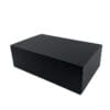 Caja de embalaje de regalo de tapa rígida y base de papel negra personalizada Caja de embalaje de regalo de tapa rígida y base de papel negra personalizada