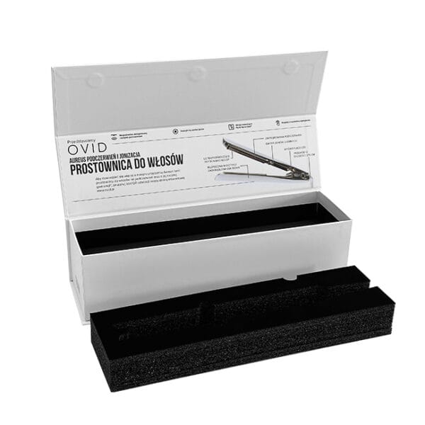 Caja rígida de lujo personalizada para el embalaje de planchas de pelo Caja rígida de lujo personalizada para el embalaje de planchas de pelo