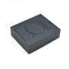 Caja de papel rígido negra mate personalizada con tapa con logotipo impreso Caja de papel rígido negra mate personalizada con tapa con logotipo impreso