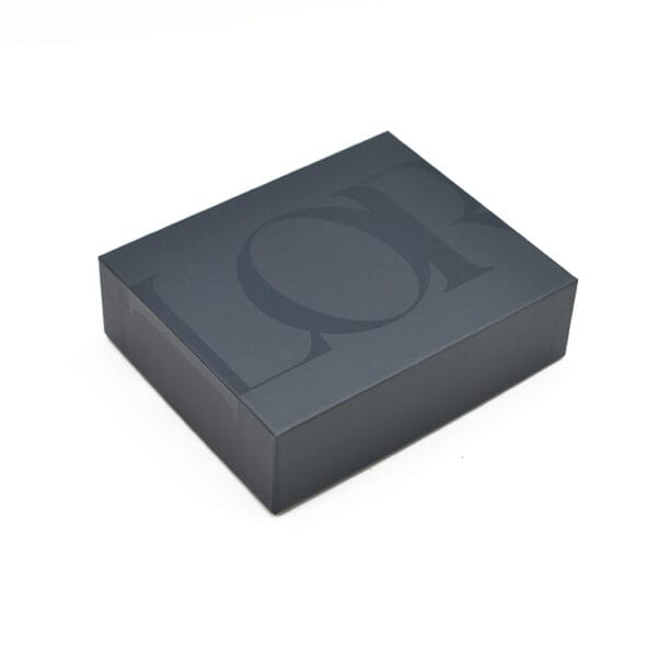 Caja de papel rígido negra mate personalizada con tapa con logotipo impreso Caja de papel rígido negra mate personalizada con tapa con logotipo impreso