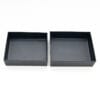 Caja de papel rígido negra mate personalizada con tapa con logotipo impreso Caja de papel rígido negra mate personalizada con tapa con logotipo impreso