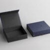 Set di confezioni regalo magnetiche rigide nere stampate su ordinazione Set di confezioni regalo magnetiche rigide nere stampate su ordinazione