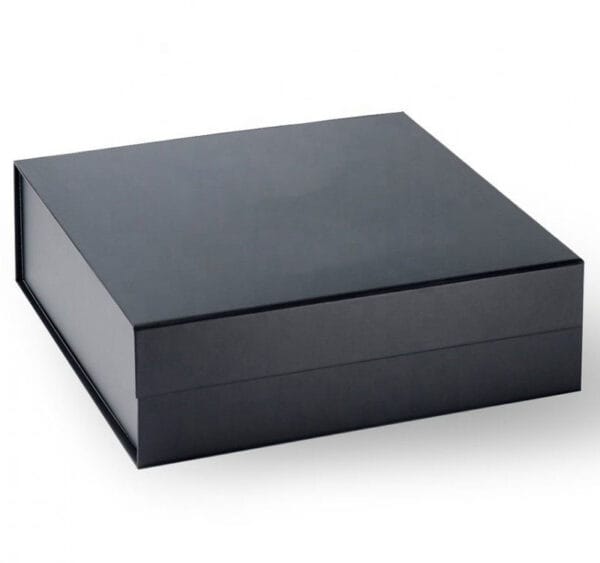 Set di confezioni regalo magnetiche rigide nere stampate su ordinazione Set di confezioni regalo magnetiche rigide nere stampate su ordinazione