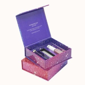 Luxury Custom Glitter Magnetic Rigid Gift Box Packaging