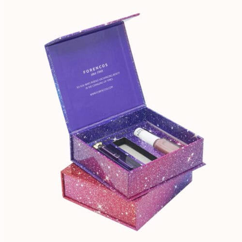 Lusso Custom Glitter magnetico rigido confezione regalo