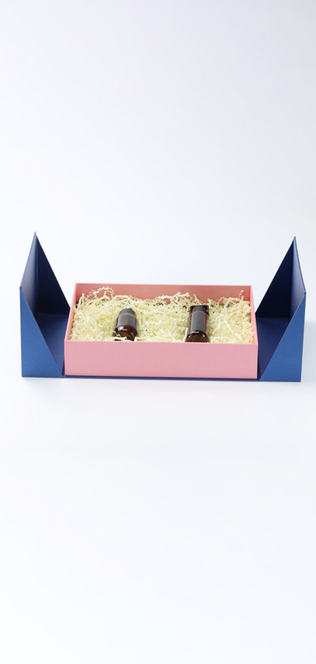 Luxury two-door Custom Cosmetic Boxes