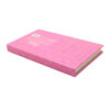 Custom makeup palette gift box featuring pink printed paperboard construction and organized insert layout Custom makeup palette gift box featuring pink printed paperboard construction and organized insert layout